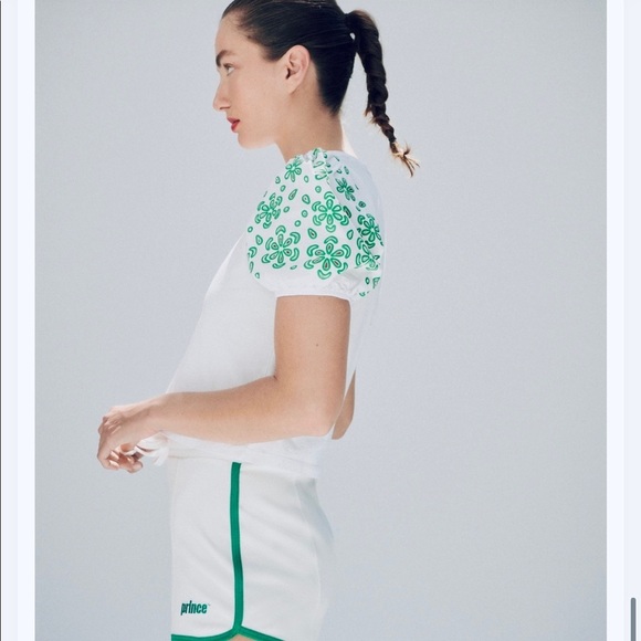 NEW Zara embroidery perforated shirt - Picture 8 of 8